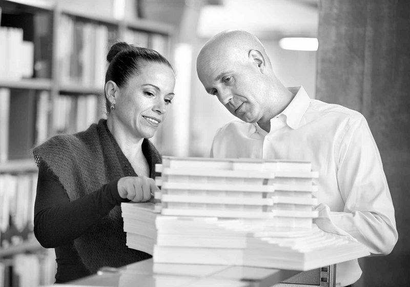 Petra Hemmi und Serge Fayet von Hemmi Fayet Architekten AG © Hemmi Fayet