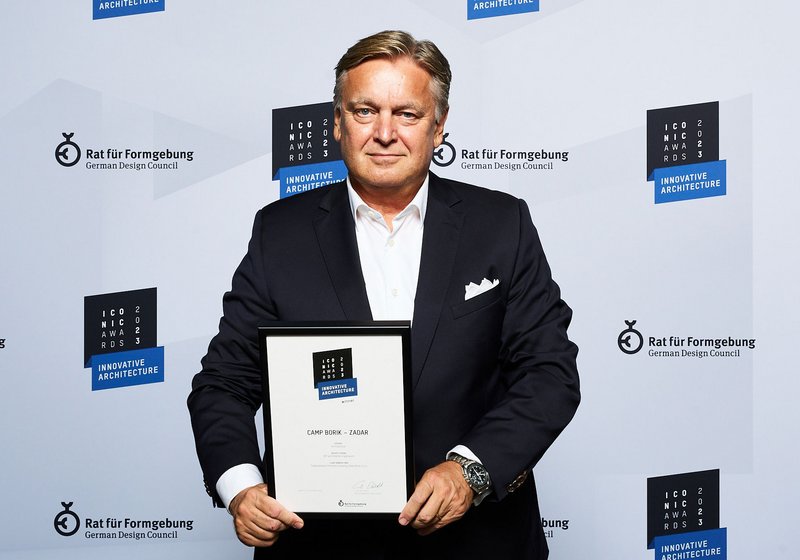 ATP-Partner Dario Travaš pri dodjeli nagrade. © German Design Council