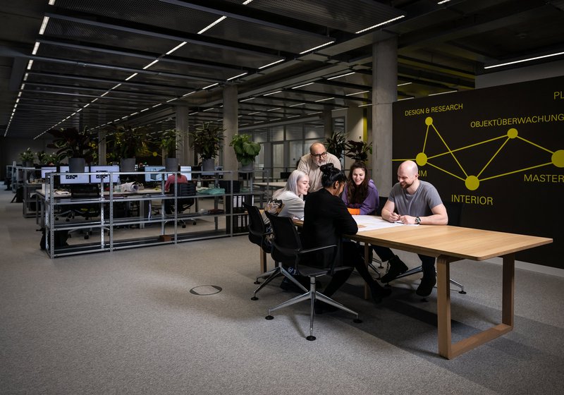 Die neuen Büros sind perfekt auf integrale Zusammenarbeit ausgelegt. © ATP/Rene Löffler