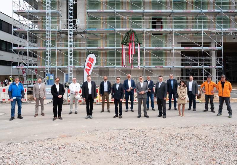 Topping-Out Ceremony on the ABB Campus. Photo: ABB/AndreasHenn