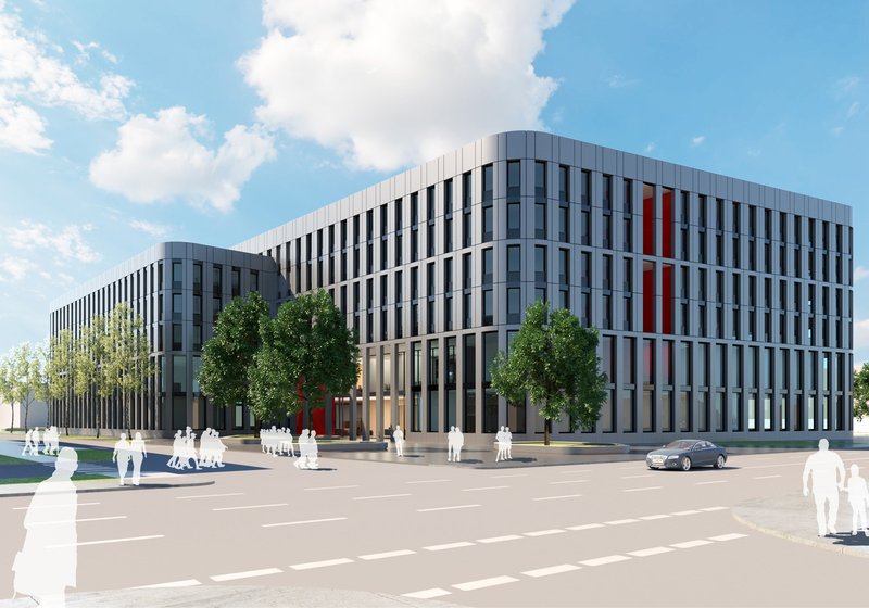 This is how ABB’s forward-looking Mannheim offices could look in the future. Visualization: ATP