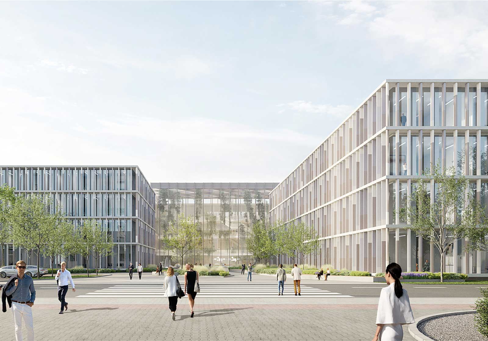 Das neue Institut mit zentralem Nexus. © ATP/Sichtvision